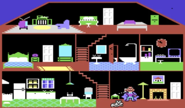 »Little Computer People« auf dem C64 – Spiel von 1985