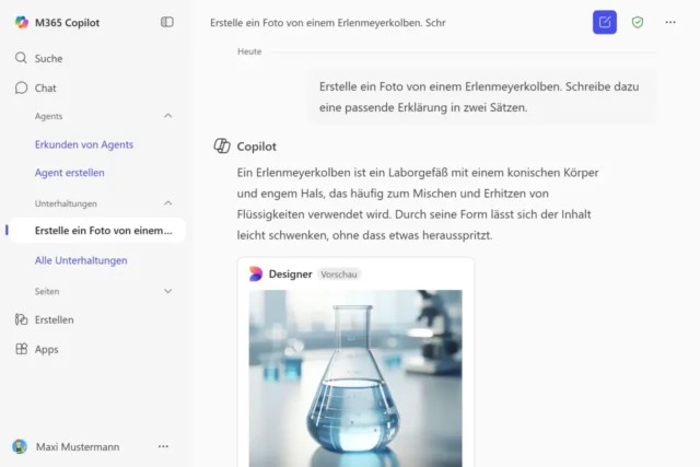 Text und Bilder generieren mit Microsoft 365 Copilot