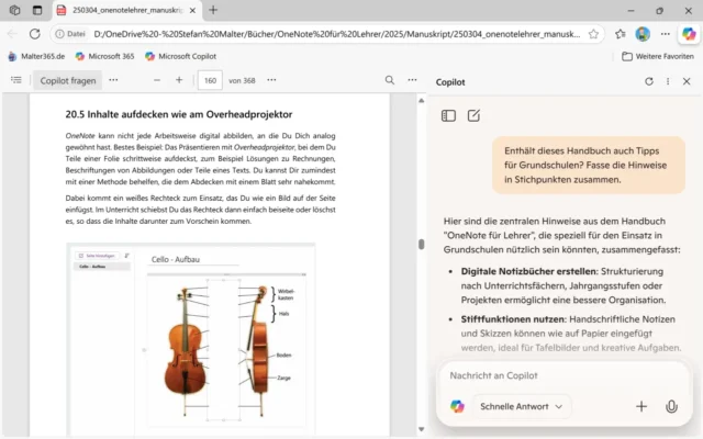 PDF in Microsoft Edge mit Copilot