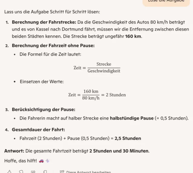 vorgeschlagener Lösungsweg von Microsoft Copilot