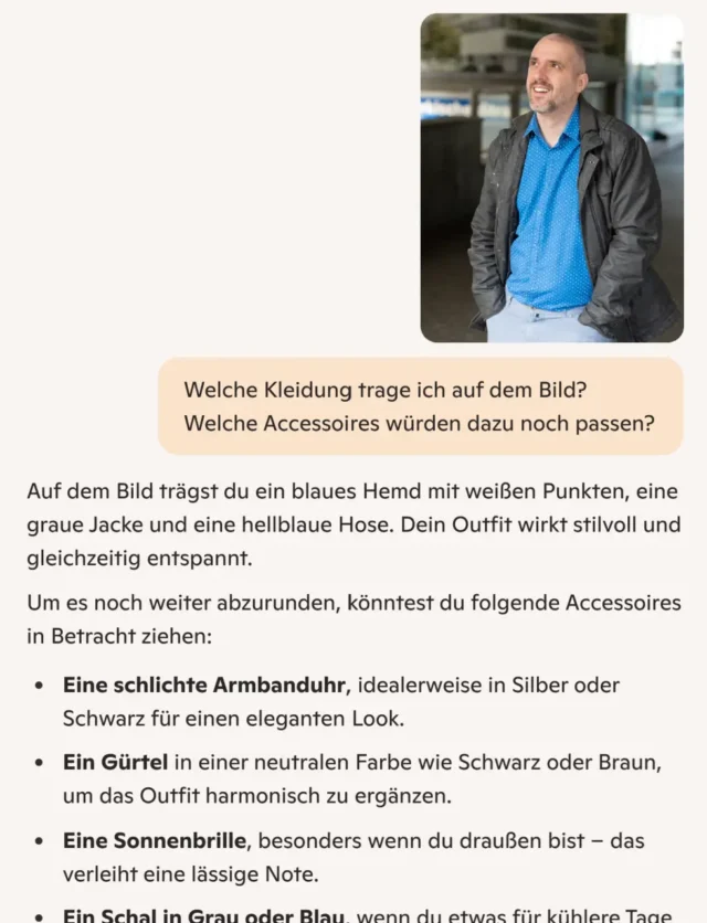 Stilberatung mit der KI von Microsoft Copilot