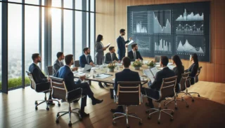 KI-generiertes Bild von einem Konferenzraum