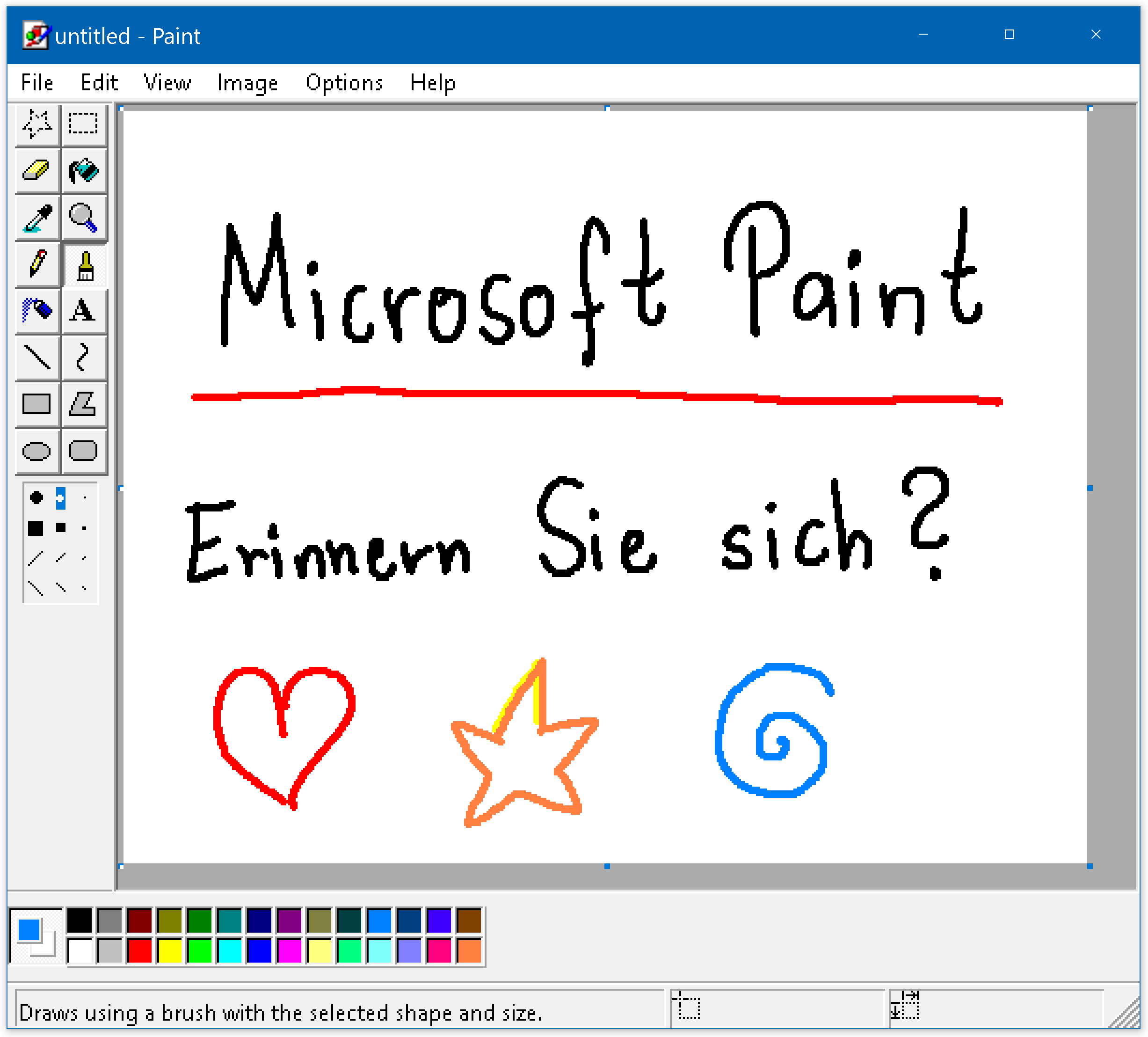 Paint – das Zeichenprogramm in alten Windows-Versionen