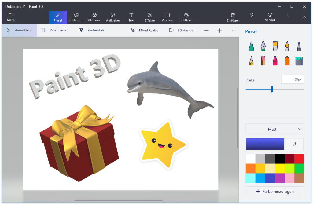 Paint 3D von Microsoft