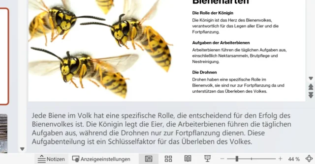 KI-generierte Notizen in PowerPoint