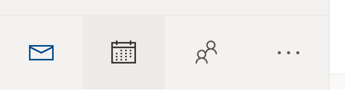 Icons in Outlook Online