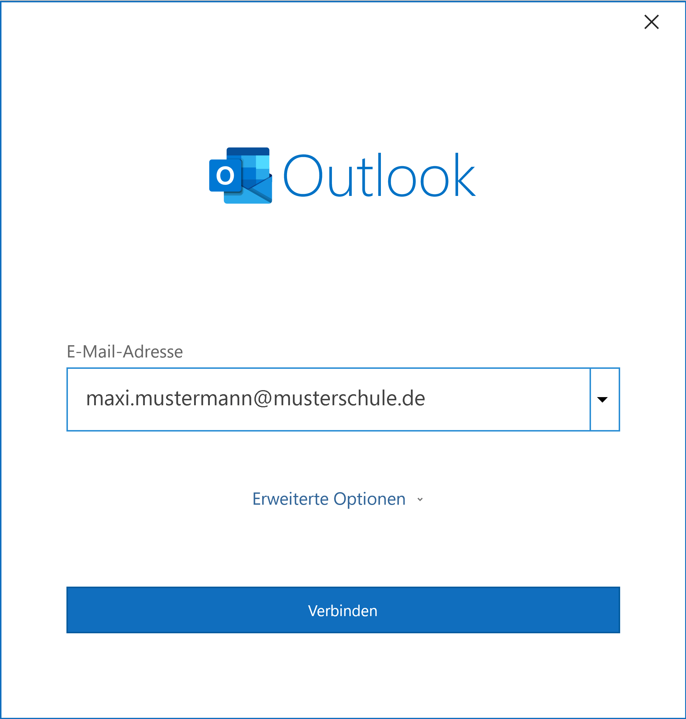 Benutzerkonto in Outlook einrichten