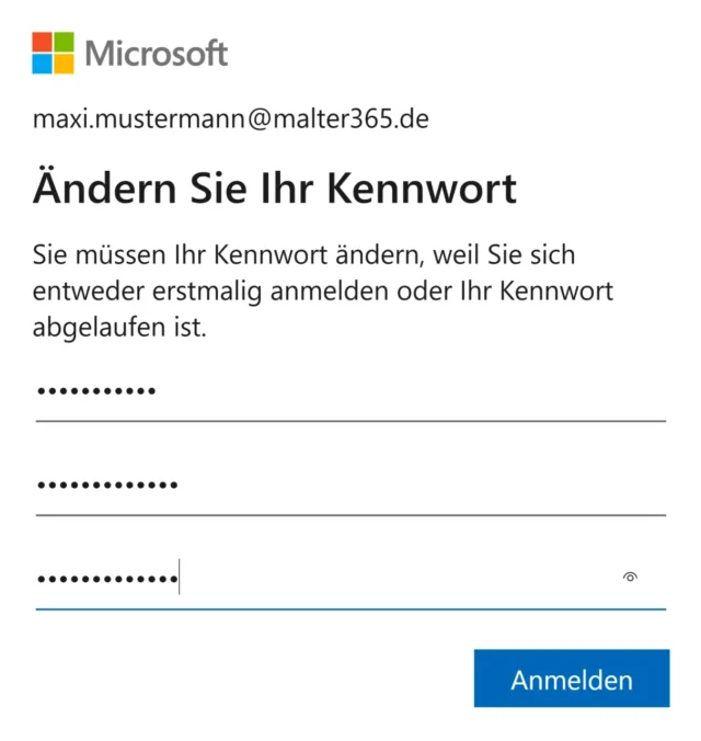 Kennwort ändern