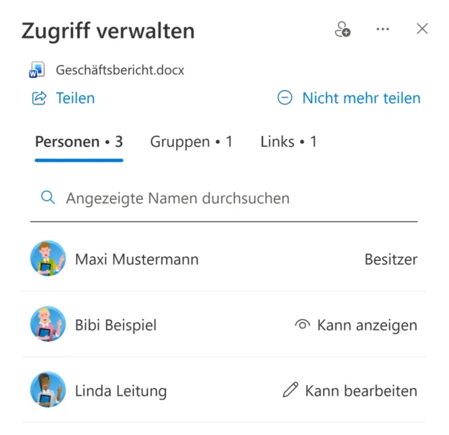Zugriff verwalten