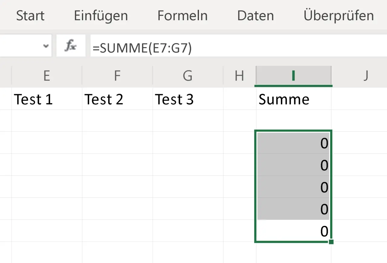 Notentabelle mit Excel: Punkte und Noten automatisch berechnen