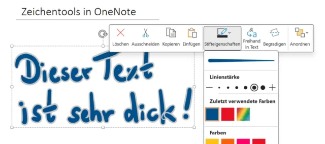Notizen nachträglich anpassen