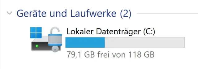 Wie voll ist Deine Festplatte?