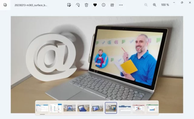 einzelnes Bild in der Windows-Fotoanzeige