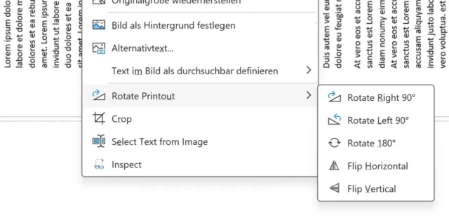 PDF-Dokument in OneNote drehen mit Onetastic