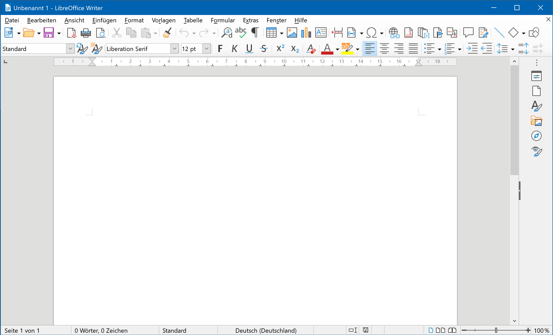 Writer - Textverarbeitung in LibreOffice