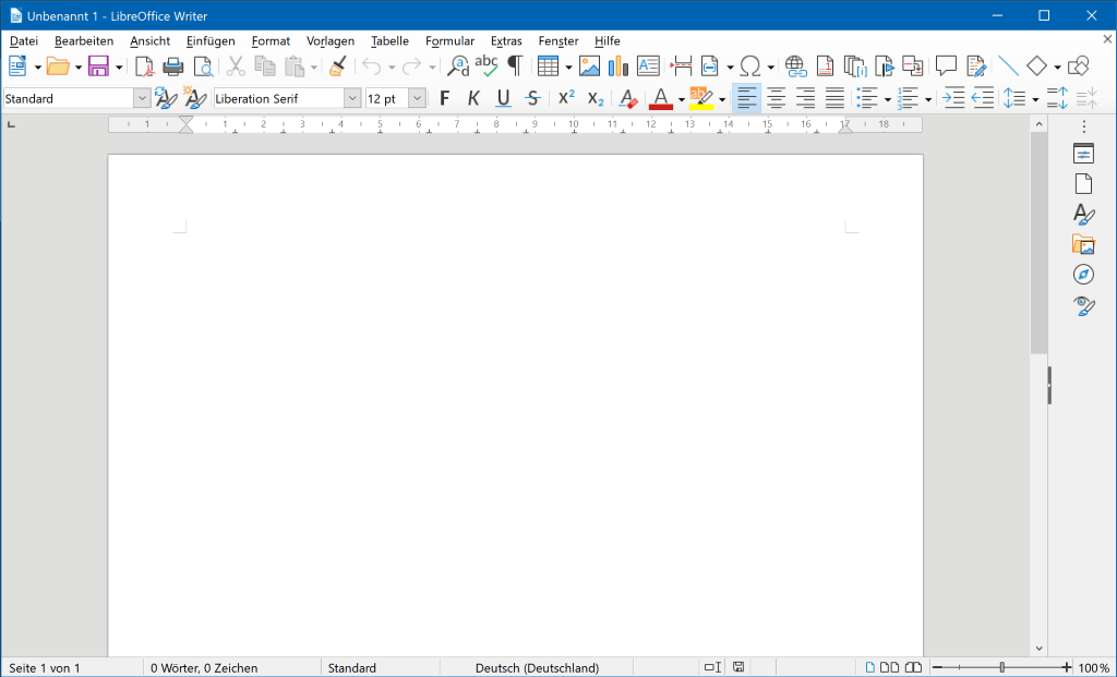 Writer - Textverarbeitung mit LibreOffice