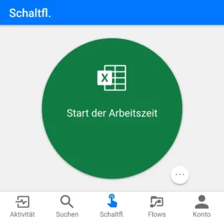 Flow in der mobilen App und als Smartphone-Widget