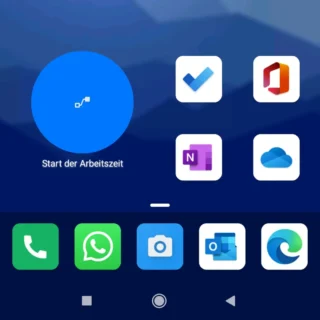 Flow in der mobilen App und als Smartphone-Widget