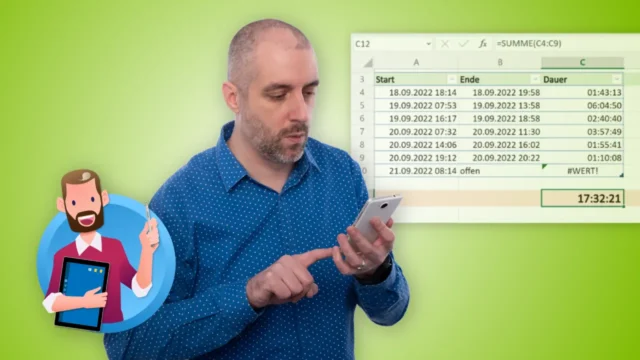 Arbeitszeiterfassung mit Excel und Power Automate [Anleitung]