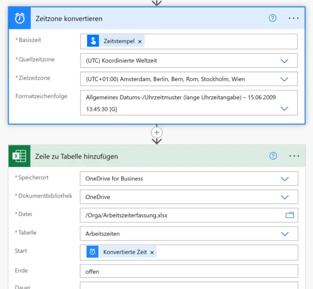 Zeitzone konvertieren und Uhrzeit umwandeln