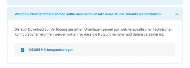 FAQ-Bereich beim Bayerischen Kultusministerium