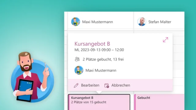 Buchungssystem für Kurse – online mit Microsoft Bookings [Anleitung]