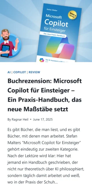 M365 copilot einsteiger buch rezension ragnarheil