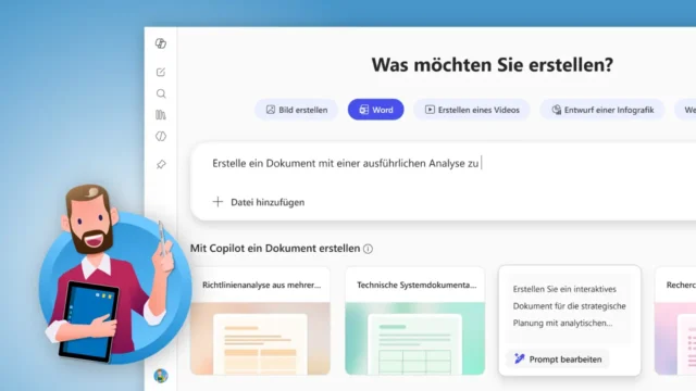 M365 Copilot: Inhalte generieren und bearbeiten mit KI