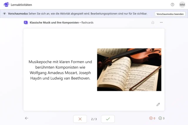 Vorschau der interaktiven Lernkarten