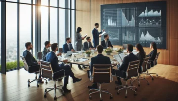 KI-generiertes Bild von einem Konferenzraum