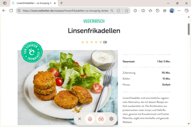 Copilot Vision im Edge-Browser