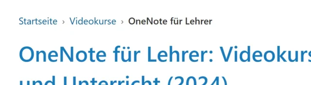 verlinkte Breadcrumbs auf Webseite