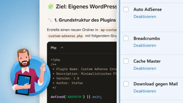WordPress-Plugins erstellen mit KI: HTML, CSS, PHP & Co. mit Copilot