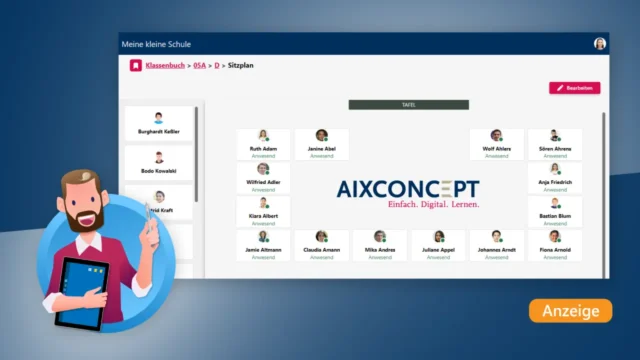 Digitales Klassenbuch für Schulen: MNSpro Cloud von AixConcept [Anzeige]
