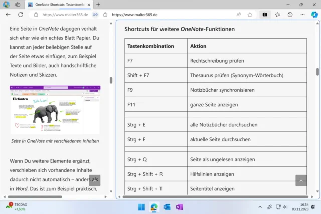 Aufteilung anpassen in Microsoft Edge