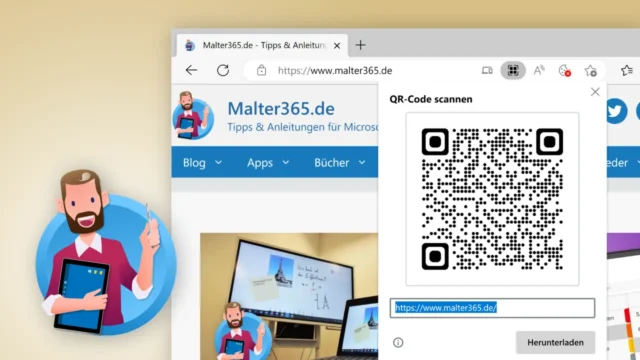QR-Code für Website erstellen mit Microsoft Edge [Anleitung]
