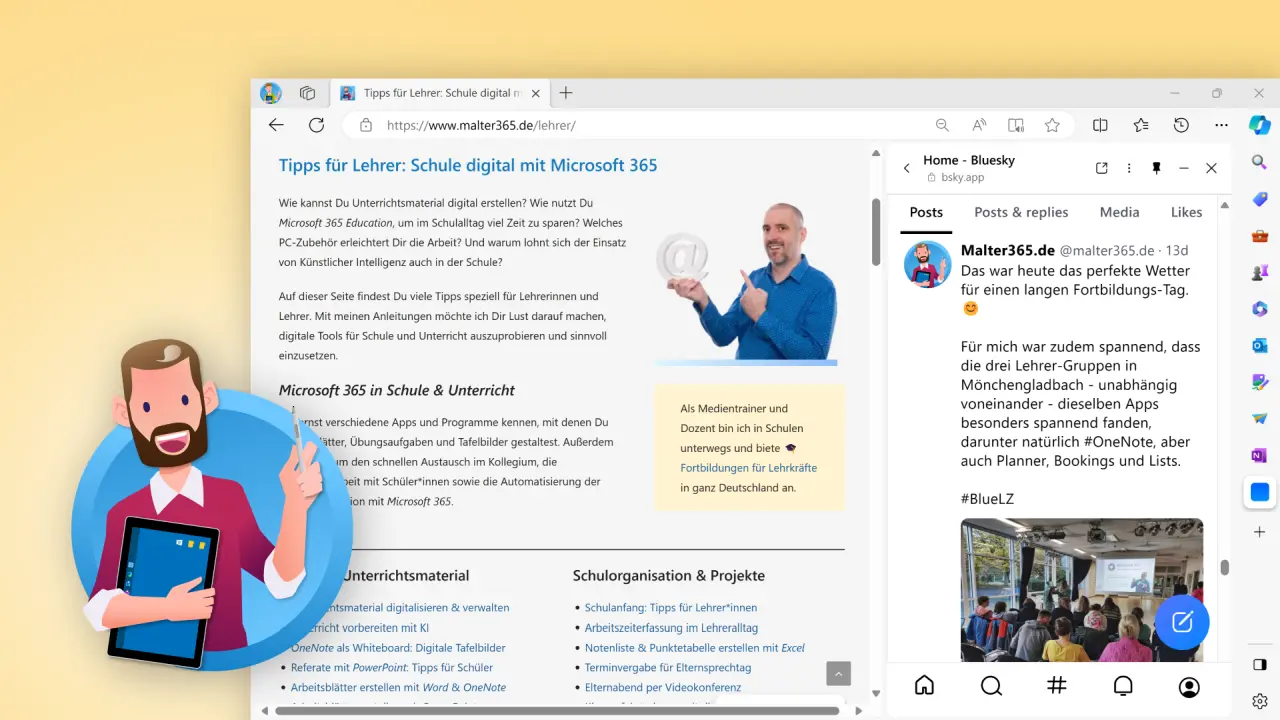 Microsoft Edge: Seitenleiste einblenden und anpassen Microsoft Edge: Seitenleiste einblenden und anpassen