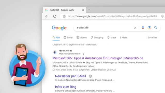 Microsoft Edge: Google als Standardsuchmaschine festlegen