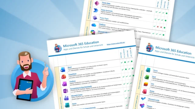 Microsoft 365 Education: Apps im Überblick [PDF-Download]