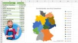 Excel: Kartendiagramm erstellen und anpassen [Anleitung]