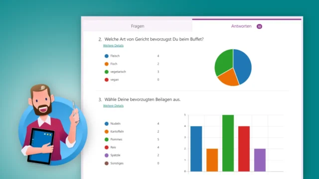 Microsoft Forms: Umfrage auswerten, Antworten anzeigen