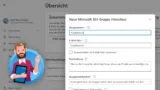 Microsoft 365: Neue Gruppe erstellen – mit SharePoint-Website