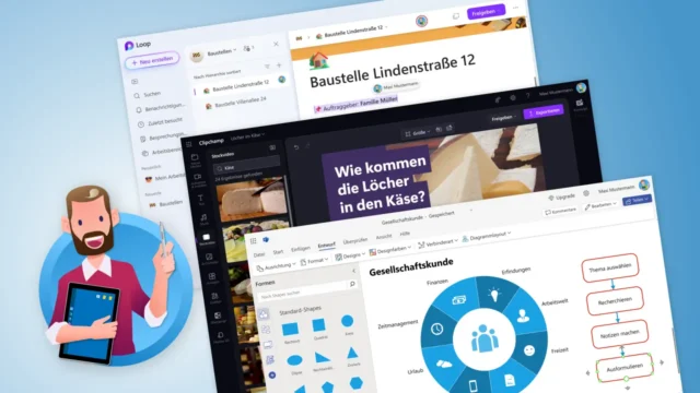 Inhalte erstellen & bearbeiten mit Microsoft 365: Tipps für Apps