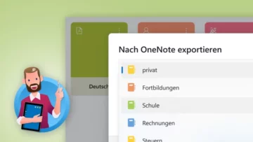 Microsoft Journal: Notizen nach OneNote exportieren