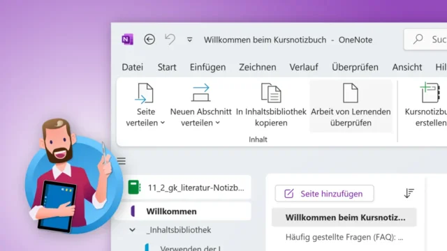 OneNote: Kursnotizbuch im Menüband aktivieren [Update]