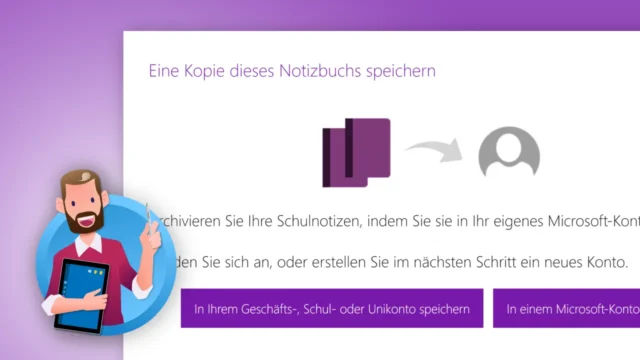 Kursnotizbuch sichern und in anderes Konto übertragen