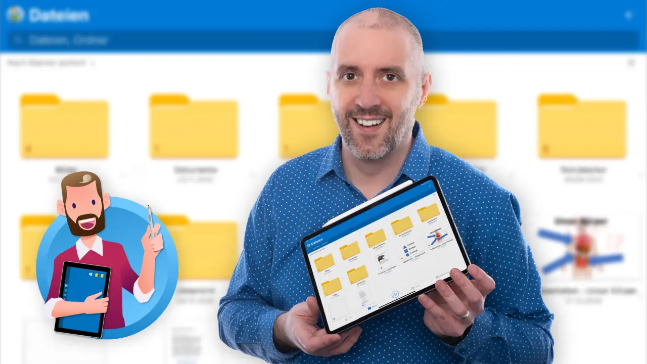 OneDrive für iPad: Microsoft-Cloud als Speicherort einrichten OneDrive für iPad: Microsoft-Cloud als Speicherort einrichten