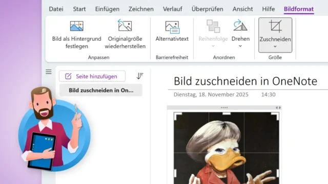 OneNote: Bild zuschneiden – jetzt ohne Add-In!
