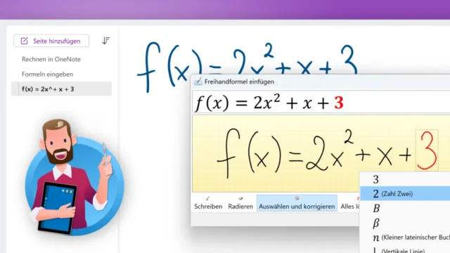 OneNote: Formeln und Brüche eingeben [Anleitung]