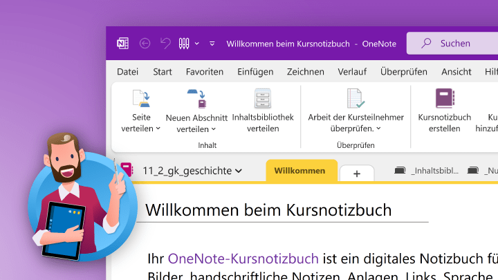 OneNote Kursnotizbuch Add-In: Download für Windows